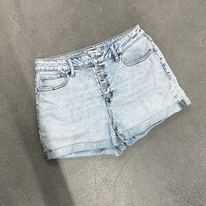 SO Light Wash Jean Shorts